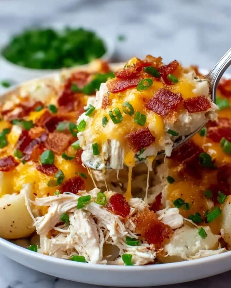 Loaded Potato Ranch Chicken Casserole Recipe