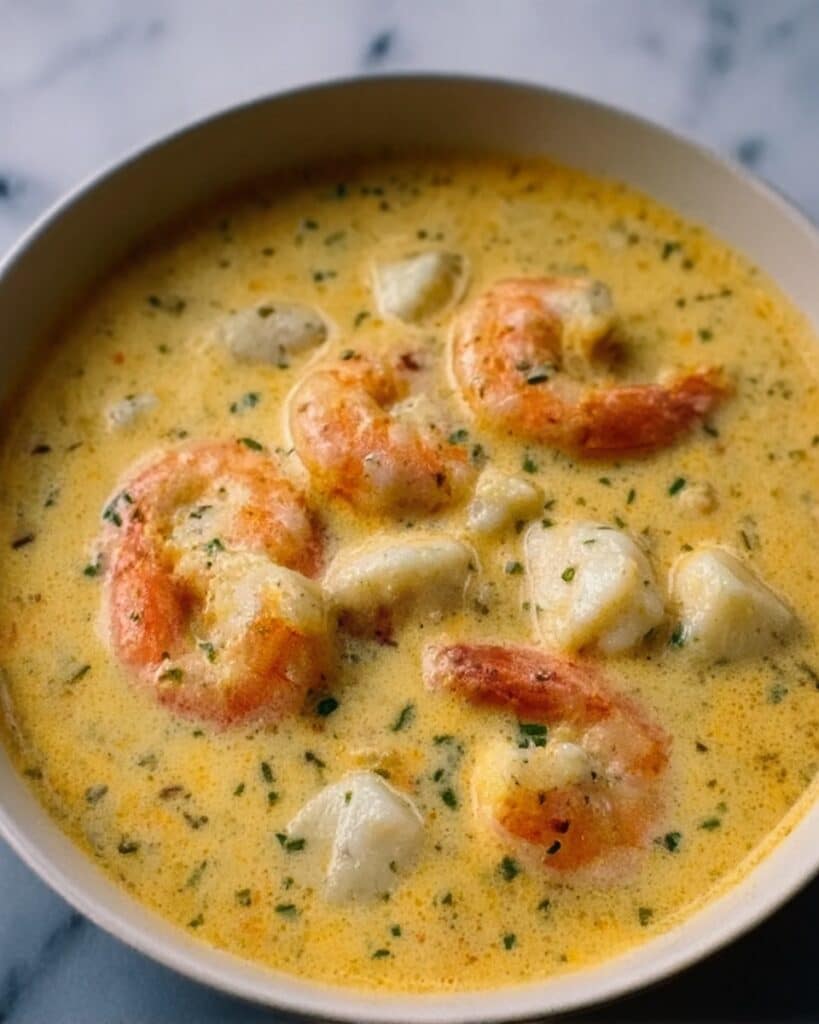 Crab and Shrimp Seafood Bisque Recipe