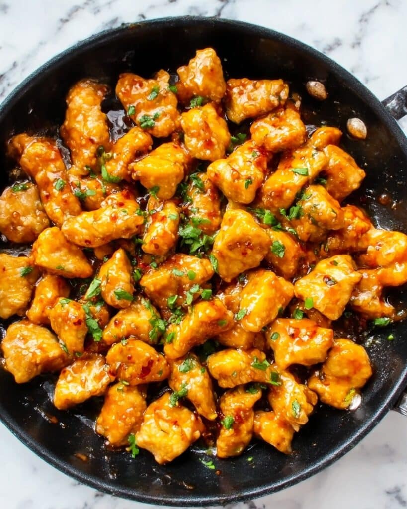 Honey Garlic Chicken Bites Recipe