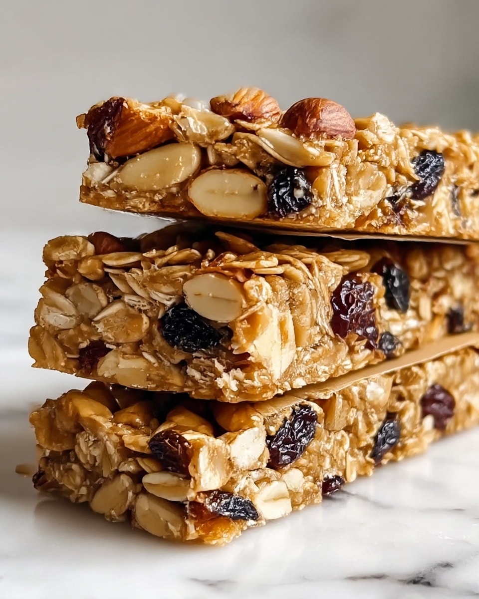Homemade Banana Granola Bars Recipe - Recipe Image