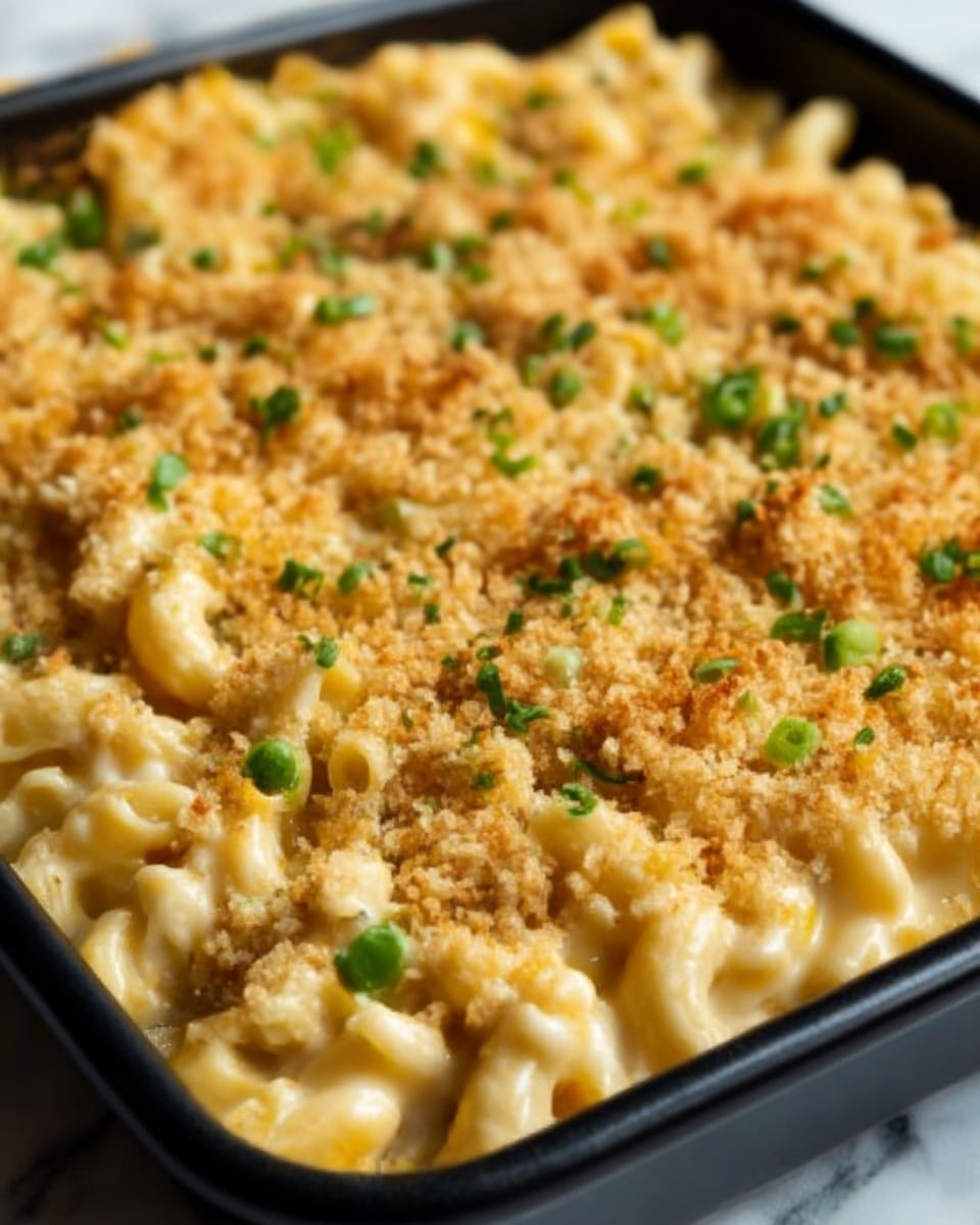 Loaded Mac & Cheese Corn Casserole Recipe - Recipe Image