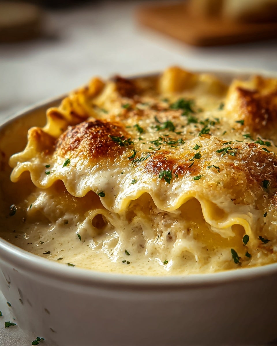 Alfredo Lasagna Soup Recipe - Recipe Image
