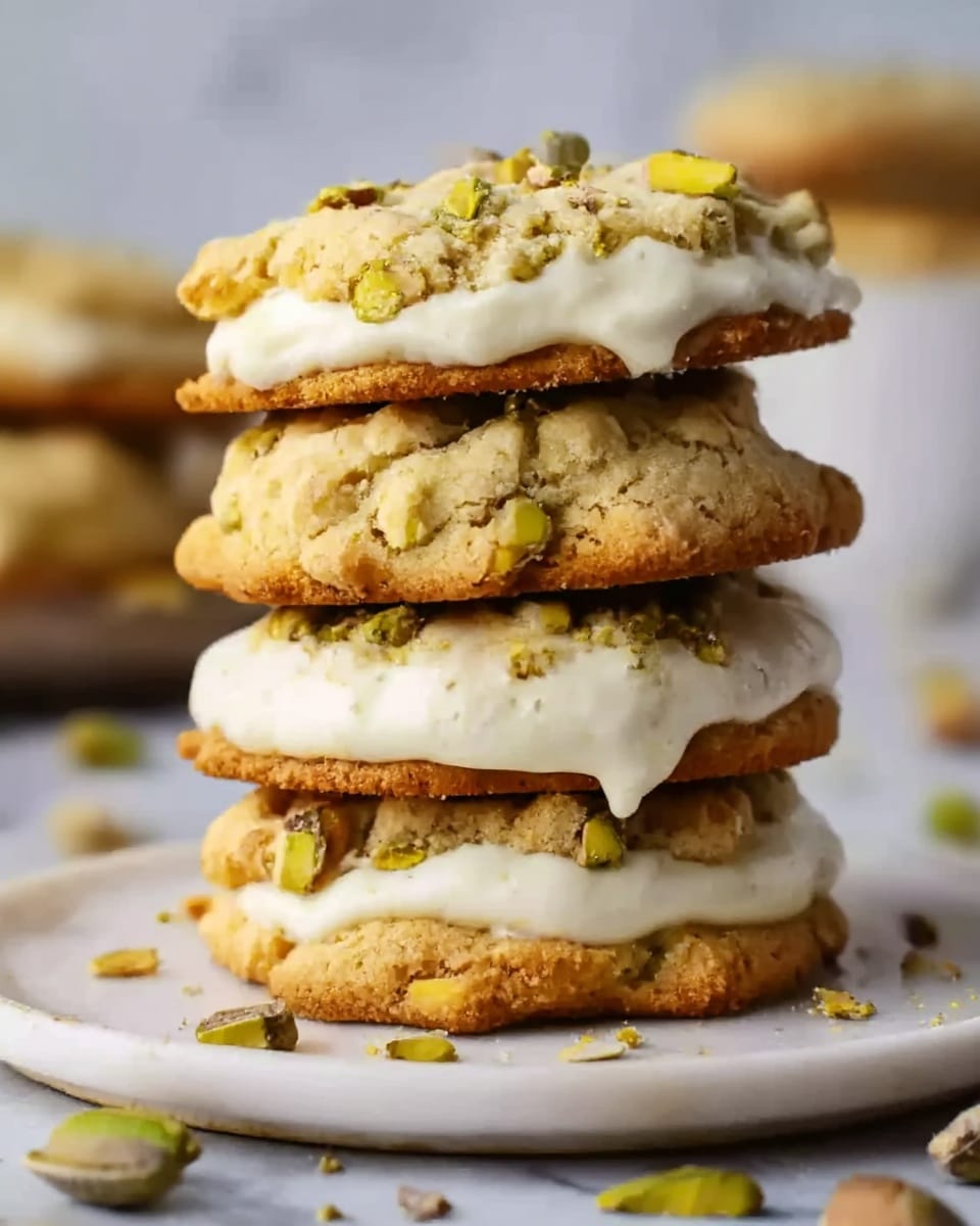 Creamy Pistachio White Chocolate Cookies – Easy Dessert Recipe - Recipe Image
