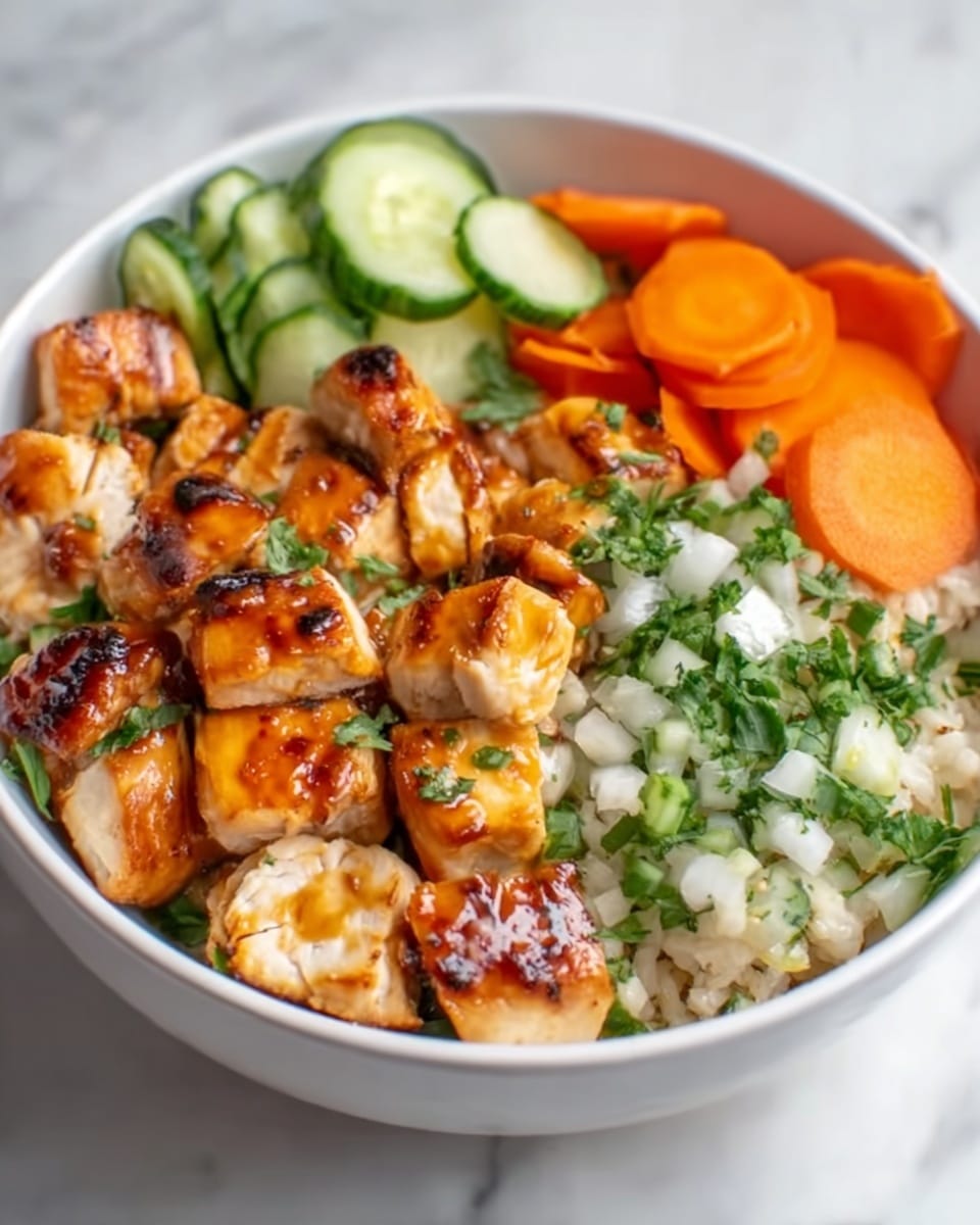 Hot Honey Chicken Bowl Recipe - Recipe Image
