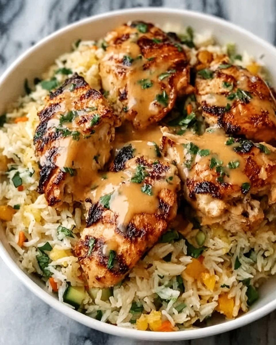 Smothered Chicken and Rice Bake Recipe - Recipe Image