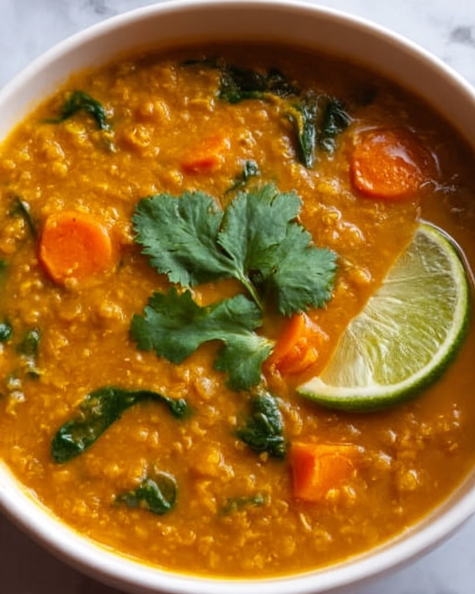 Slow Cooker Golden Lentil Soup Recipe - Recipe Image
