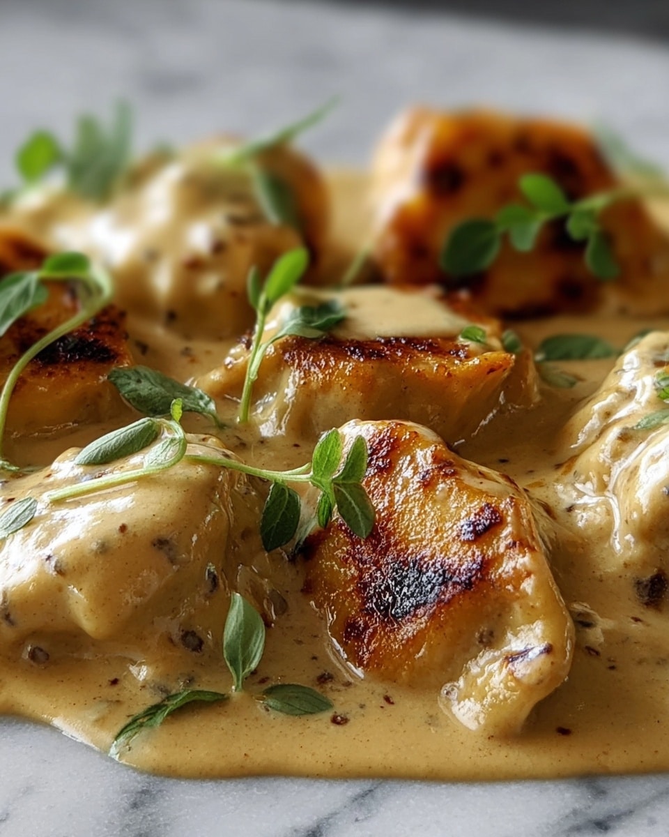 Creamy Garlic Butter Chicken Recipe - Recipe Image