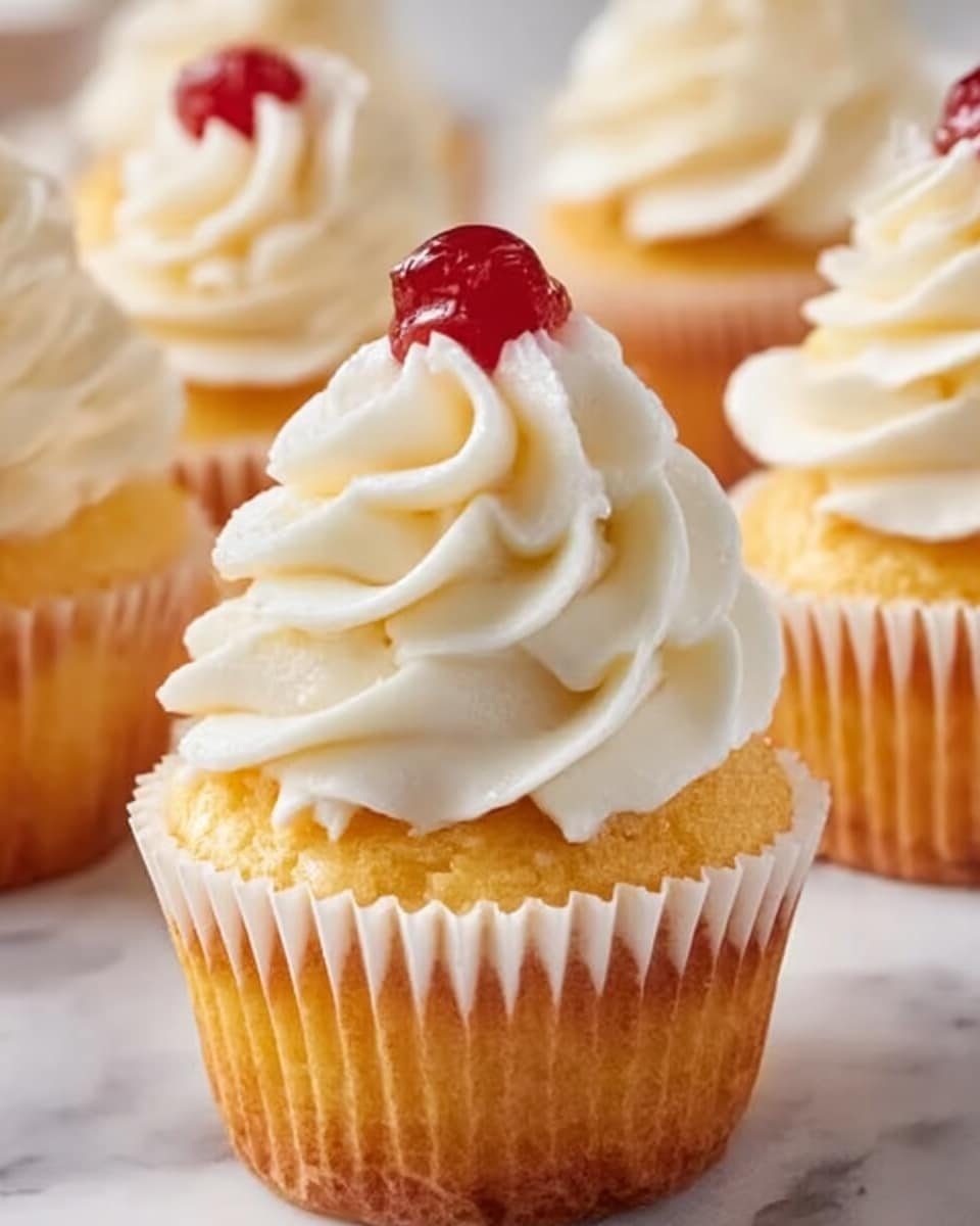 Easy Vanilla Cupcakes Recipe - Recipe Image