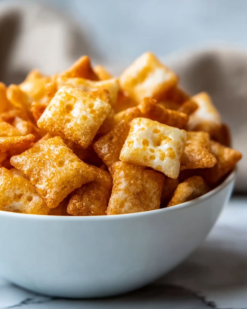 Keto “Popcorn” Cheese Puffs Recipe - Recipe Image