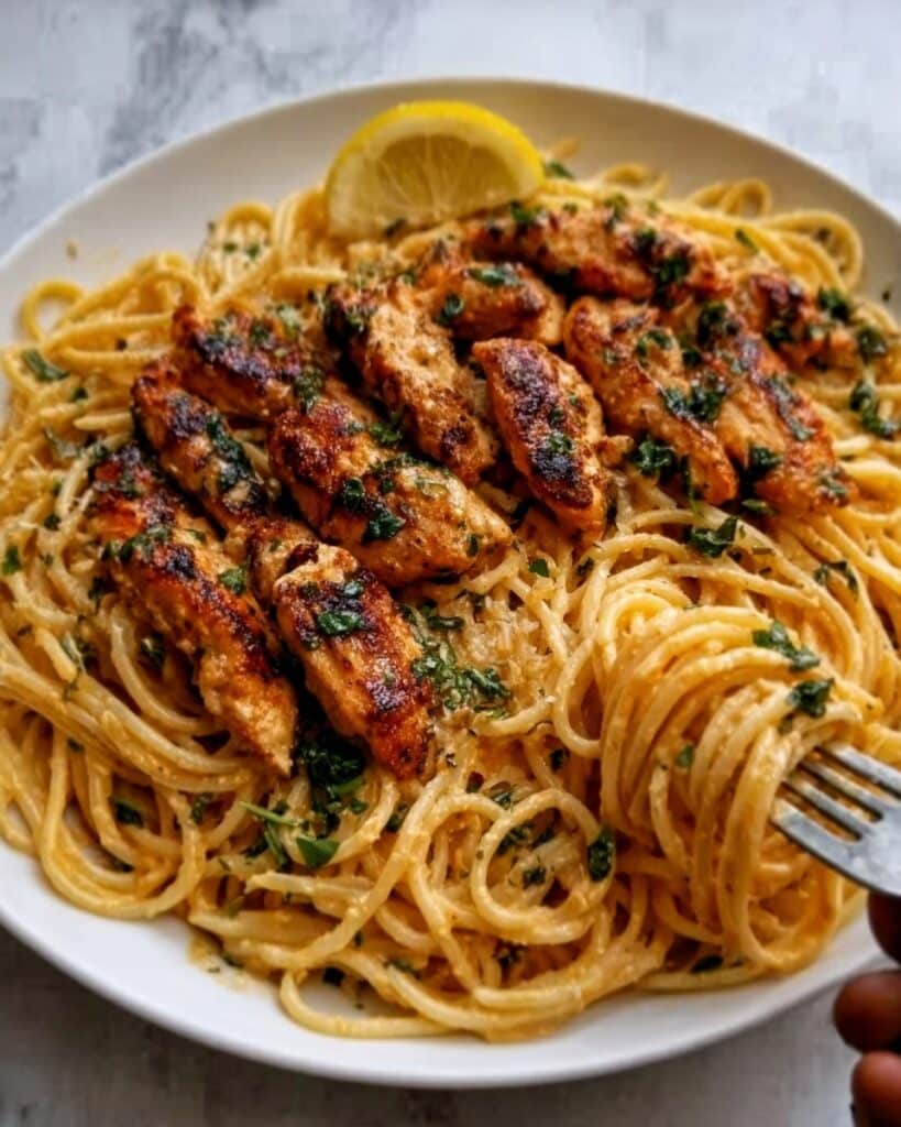 Cowboy Butter Chicken Linguine Recipe