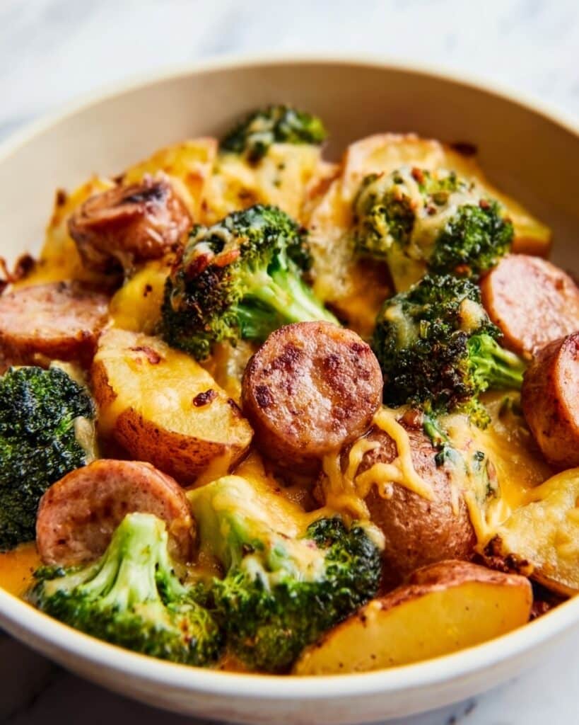 Sausage Potato Broccoli Skillet Recipe
