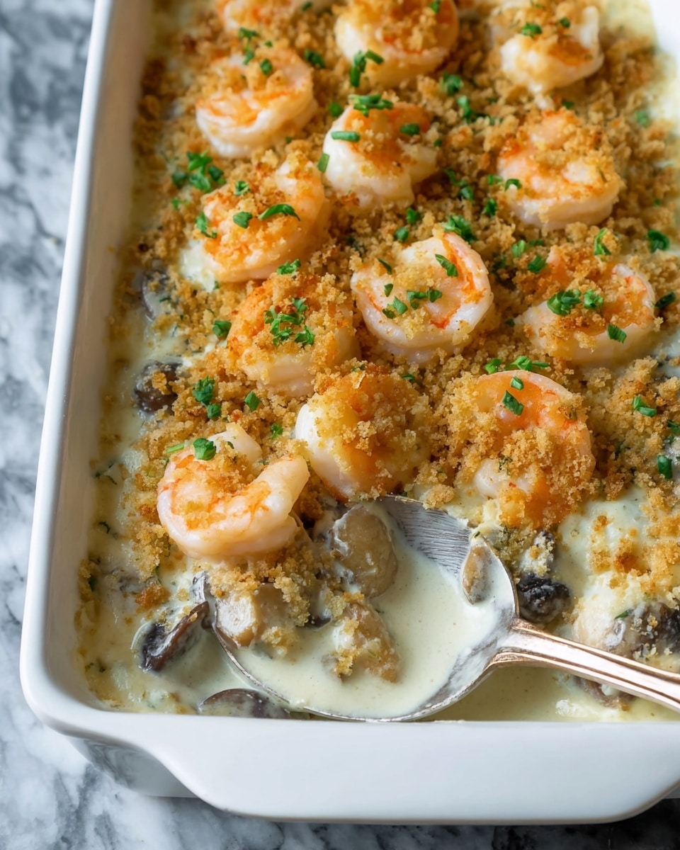New England Seafood Casserole Recipe - Recipe Image