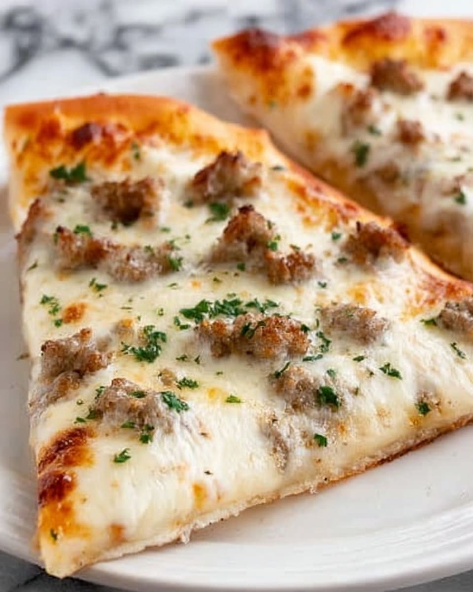 Biscuits & Sausage Gravy Breakfast Pizza Recipe - Recipe Image
