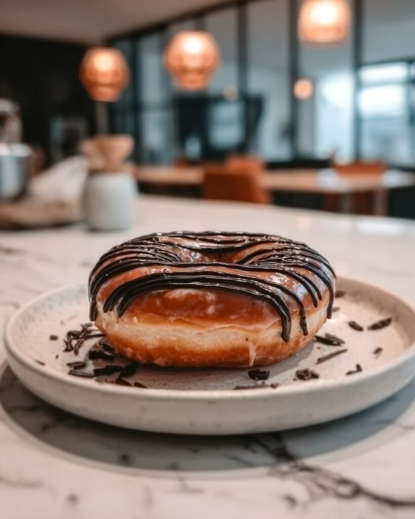 Cinnamon-Sugar Donuts with Chocolate Drizzle Recipe