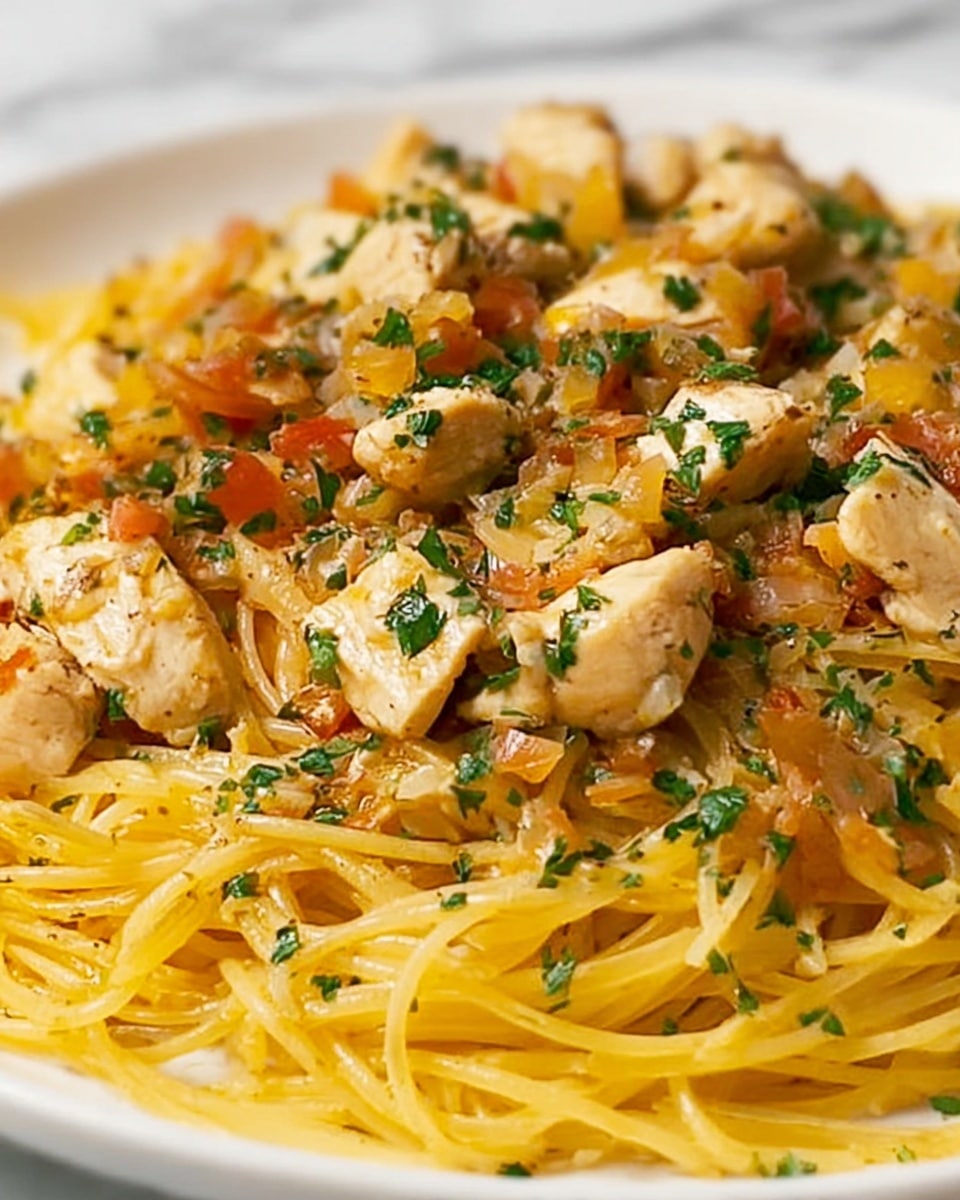 Monterey Chicken Spaghetti: Creamy Recipe - Recipe Image