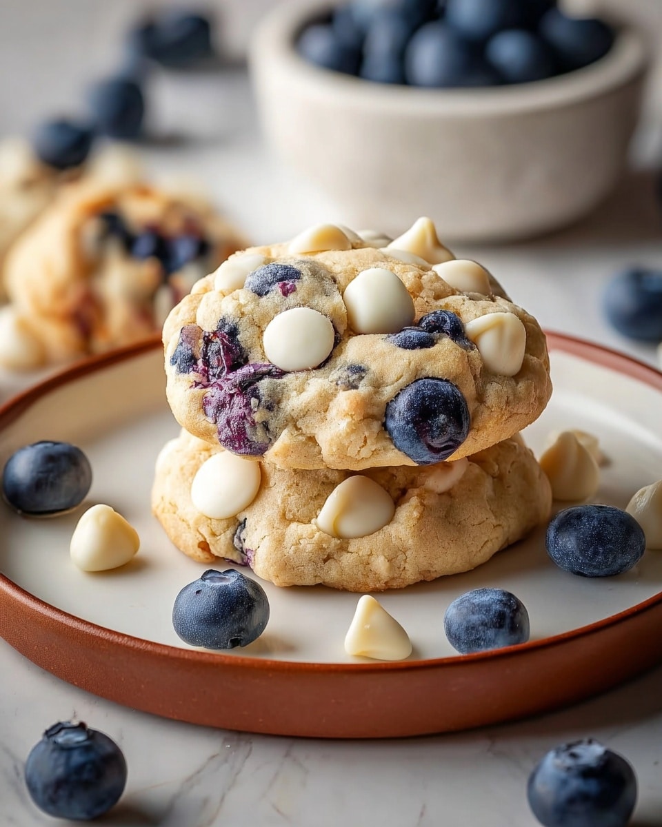 Blueberry White Chocolate Chip Cookies: The Ultimate Recipe - Recipe Image