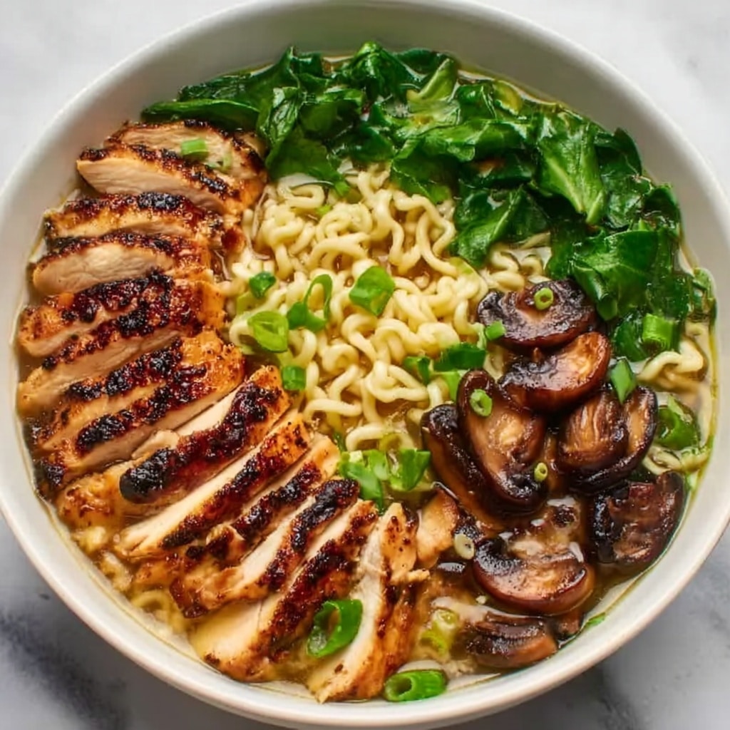 Ginger Glazed Chicken Ramen Bowls Recipe - Recipe Image