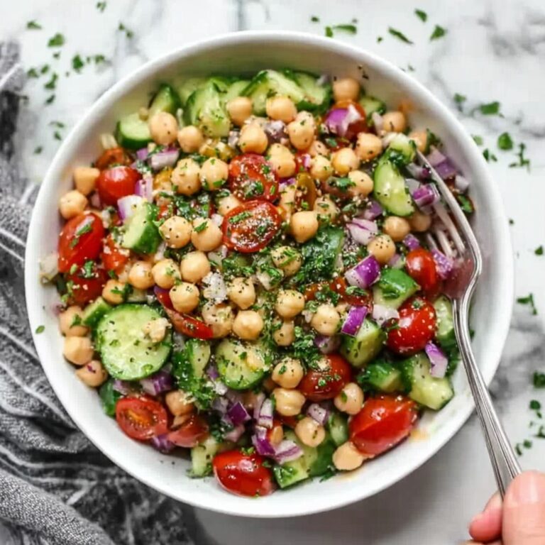 Mediterranean Chickpea Salad Recipe