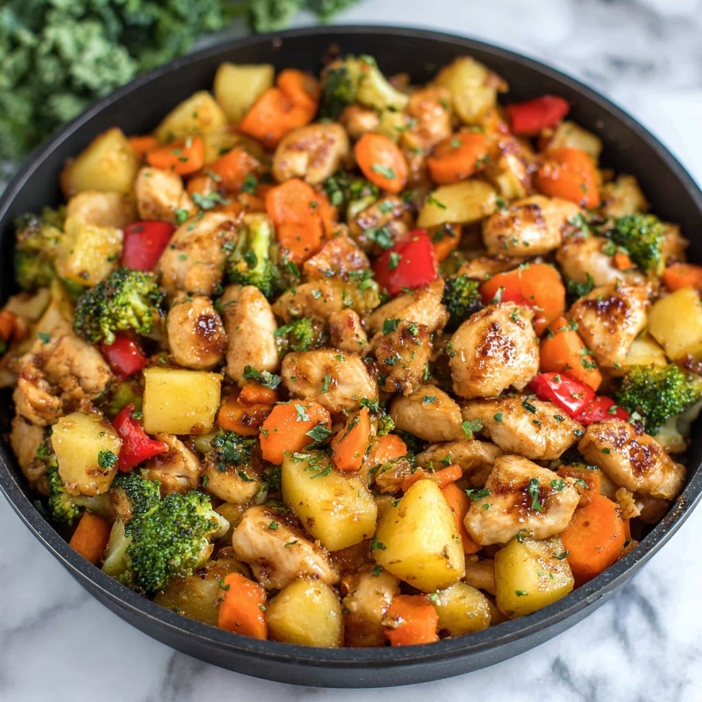 Easy One Pan Chicken and Veggies Recipe