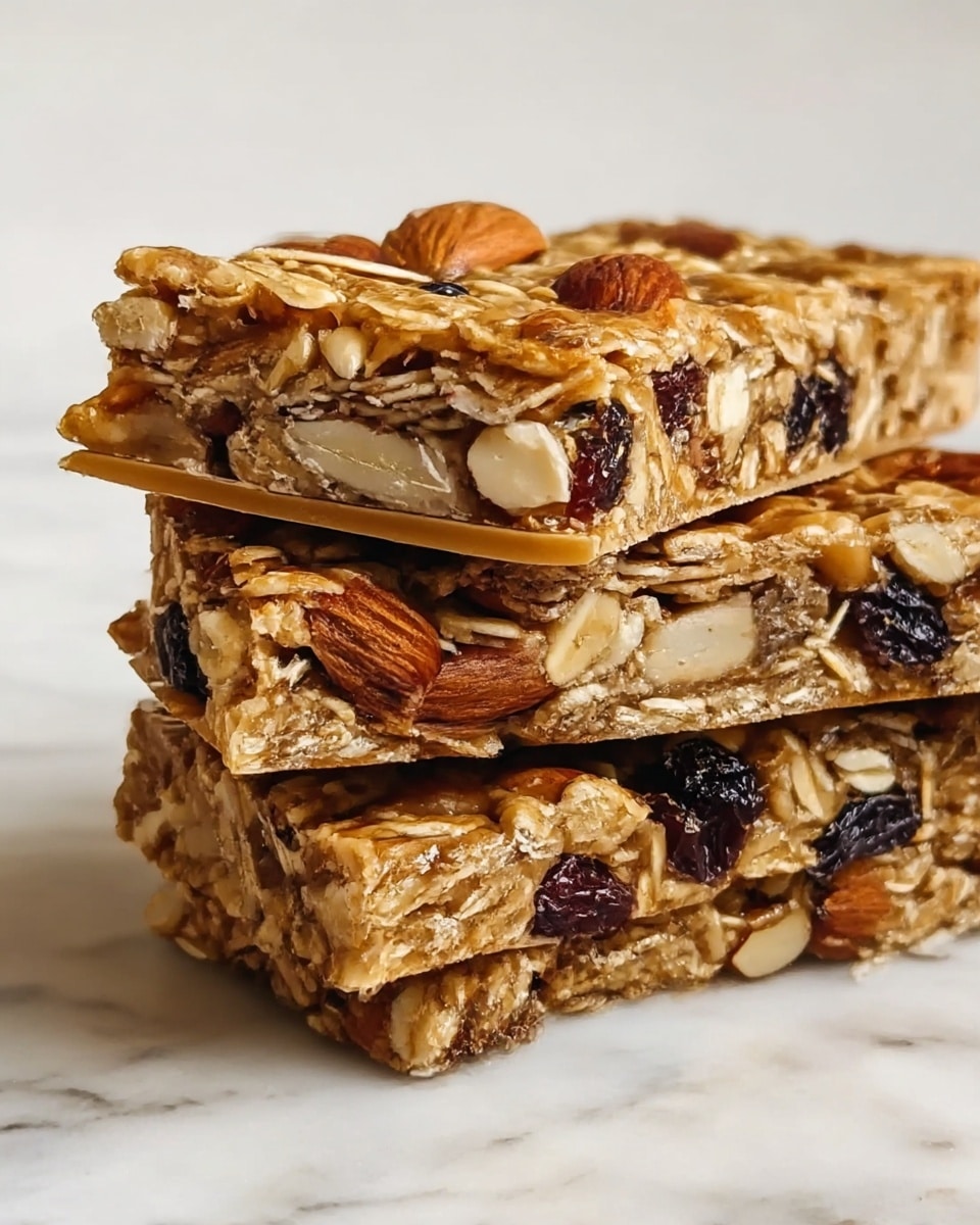 Homemade Banana Granola Bars Recipe - Recipe Image