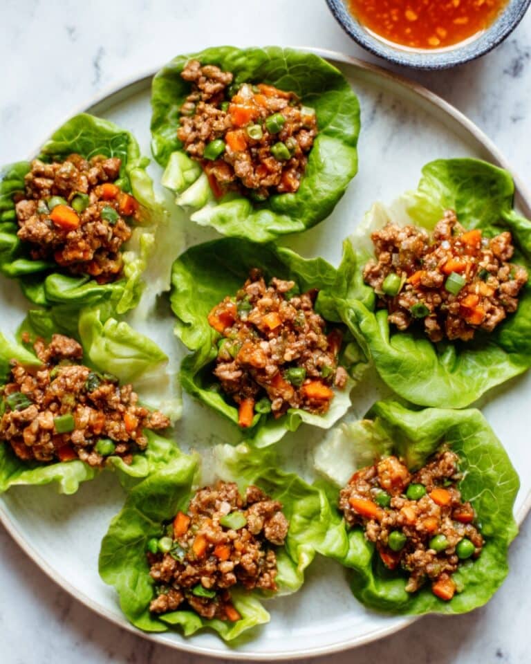 Thai Basil Beef Lettuce Wraps Recipe