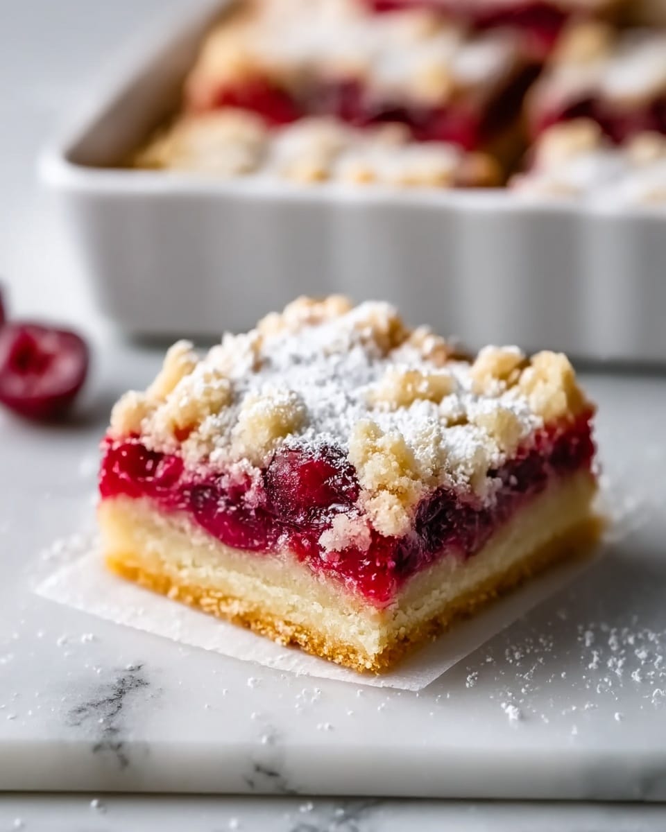 Cherry Pie Bars Recipe - Recipe Image