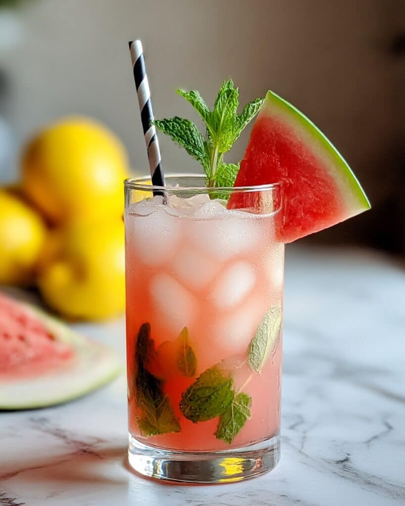 Watermelon Mint Lemonade Recipe