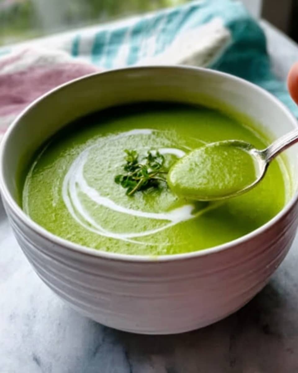 Spring Pea and Mint Soup Recipe - Recipe Image