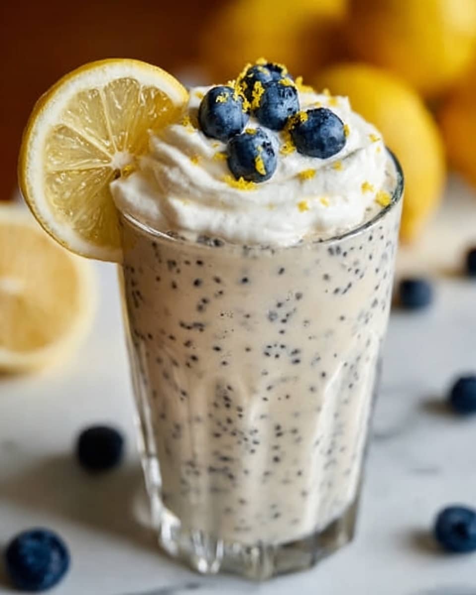 Vegan Lemon Poppy Seed Overnight Oats Recipe - Recipe Image