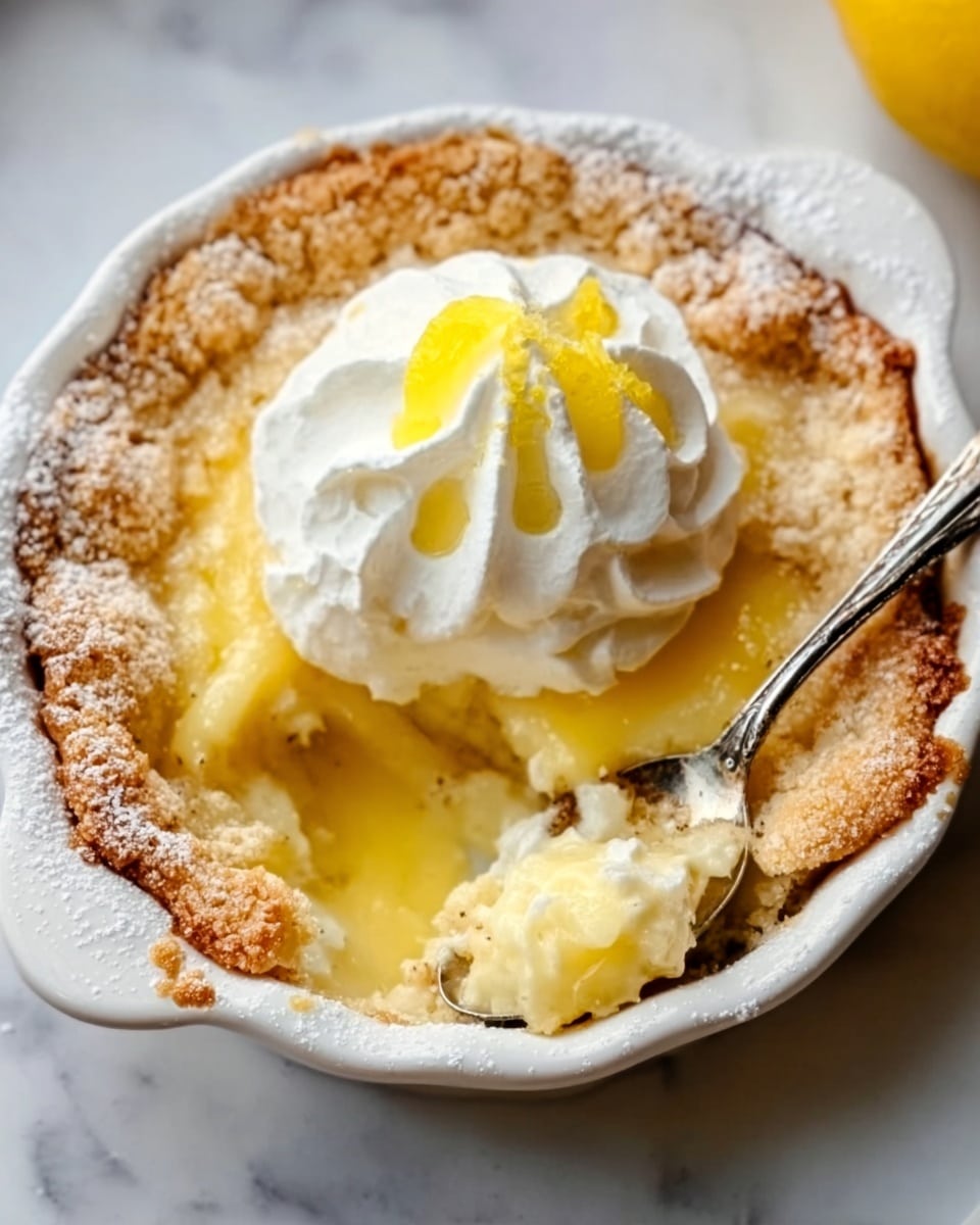 Magic Lemon Cobbler Recipe - Recipe Image