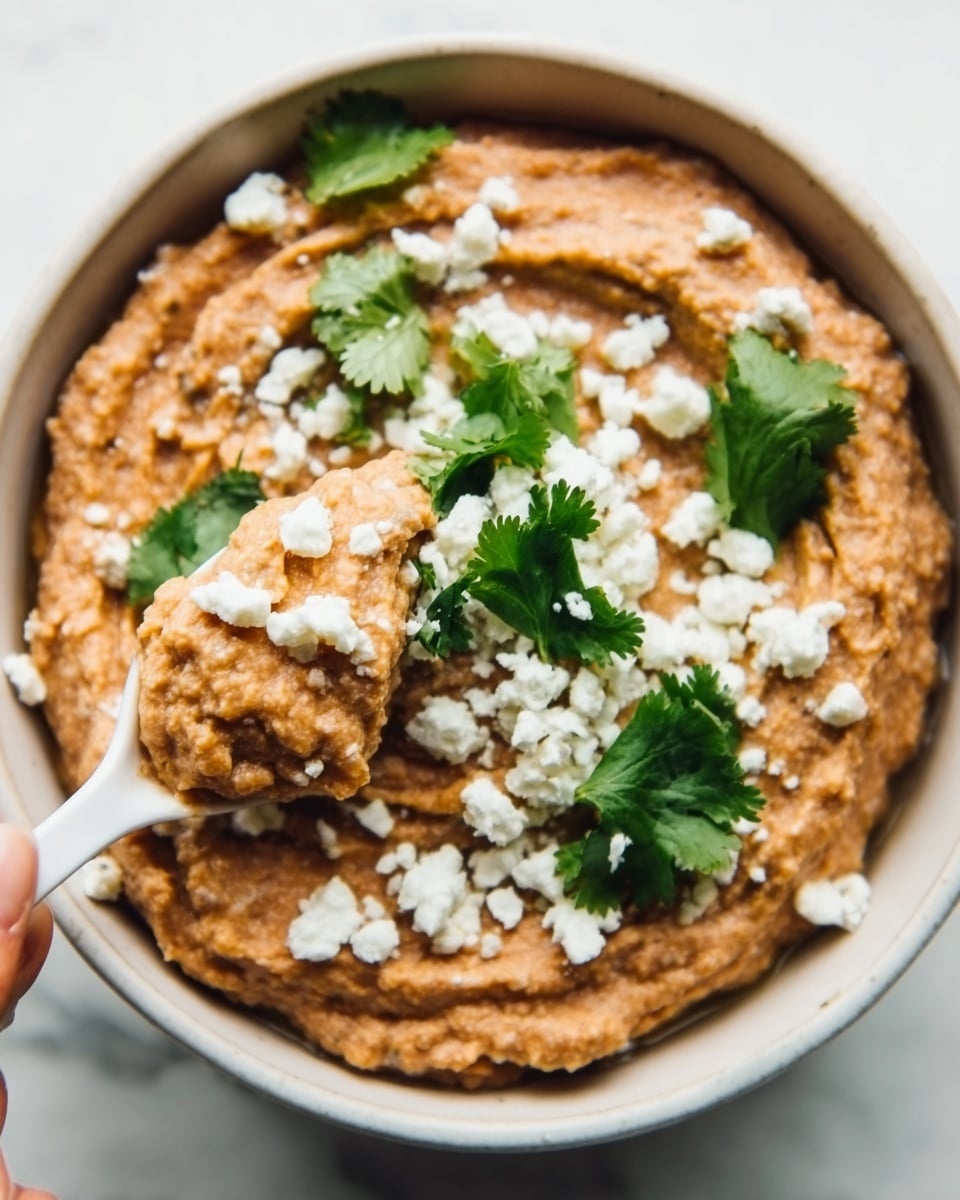 Creamy Slow Cooker Refried Beans Recipe - Recipe Image