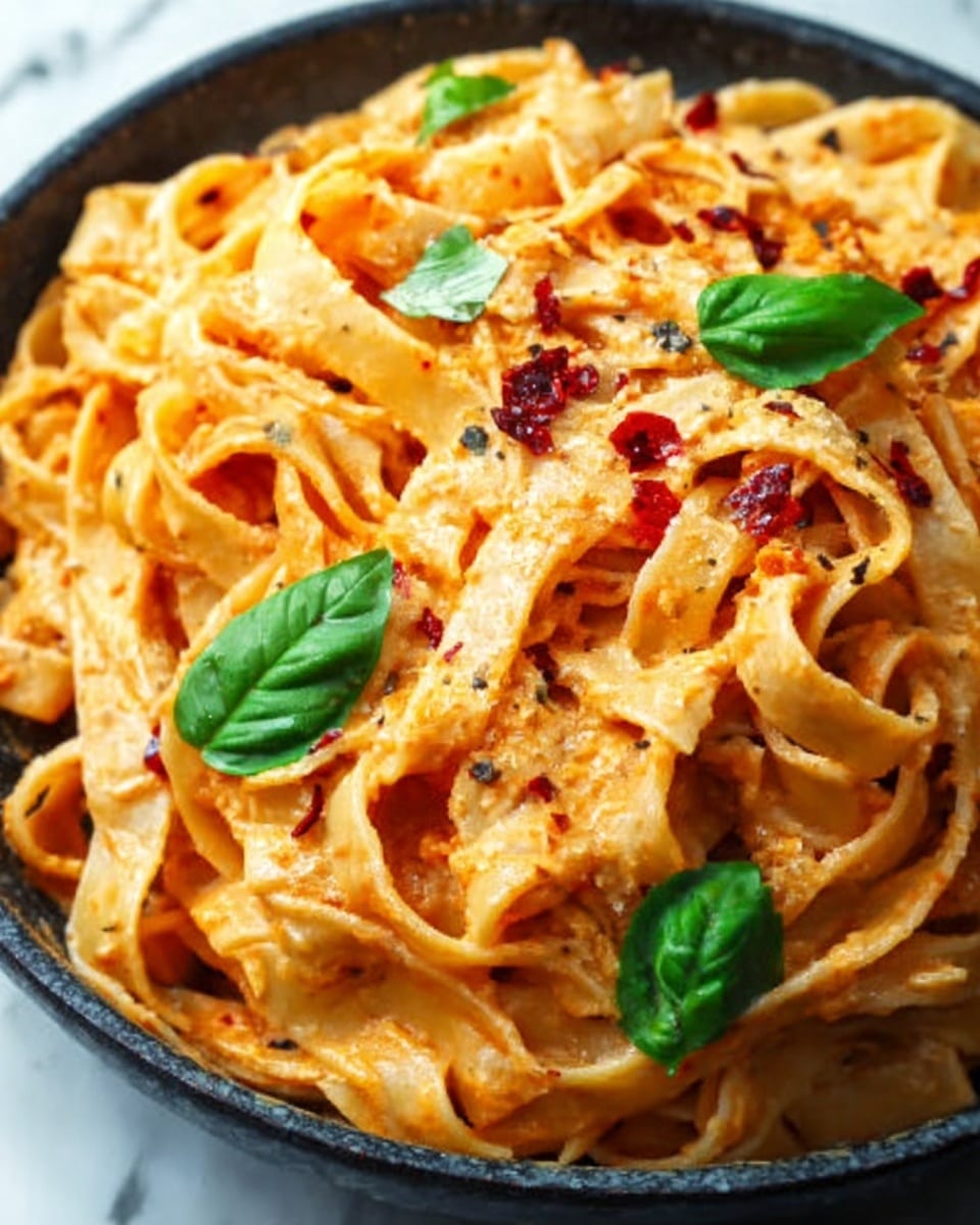 Creamy Sun-Dried Tomato Fettuccine Recipe - Recipe Image