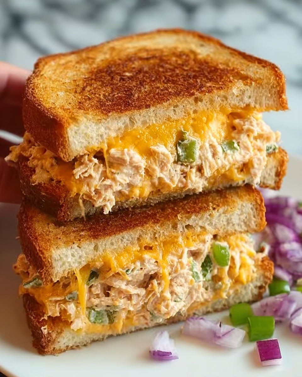 Tuna Melt Grilled Sandwiches Recipe - Recipe Image