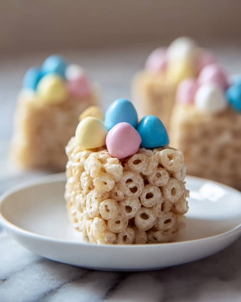 Easter Egg Rice Krispie Treats Recipe - Recipe Image