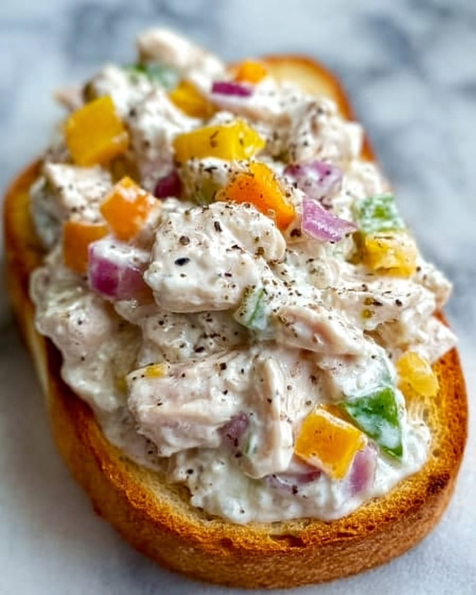 Italian Grinder Chicken Salad Recipe - Recipe Image