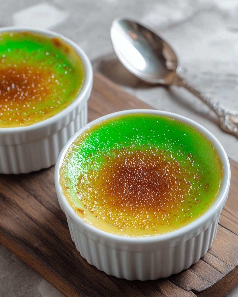 Pandan Creme Brûlée Recipe