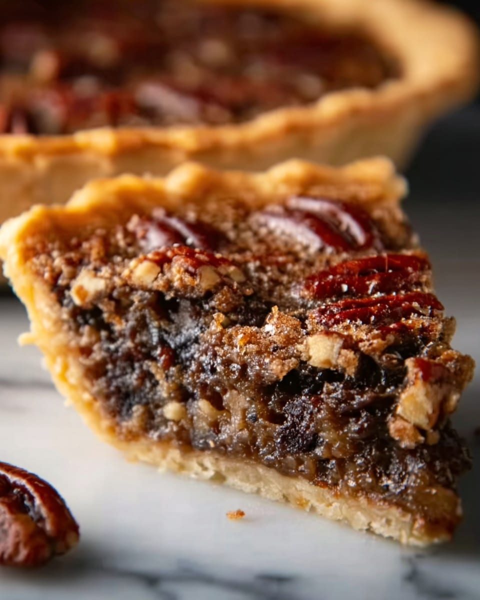 Kentucky Pecan Pie with Chocolate and Nuts Recipe - Recipe Image