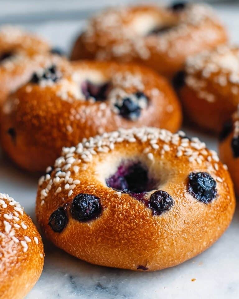 High Protein Blueberry Bagels Recipe