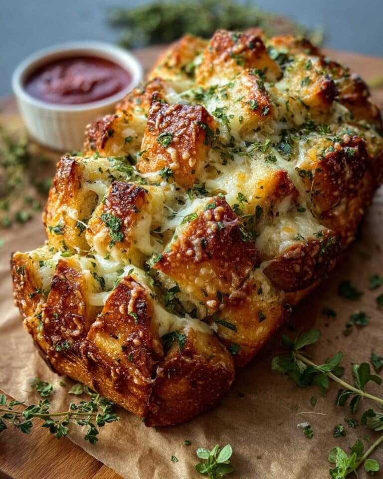 Cheesy Christmas Tree Bread Recipe