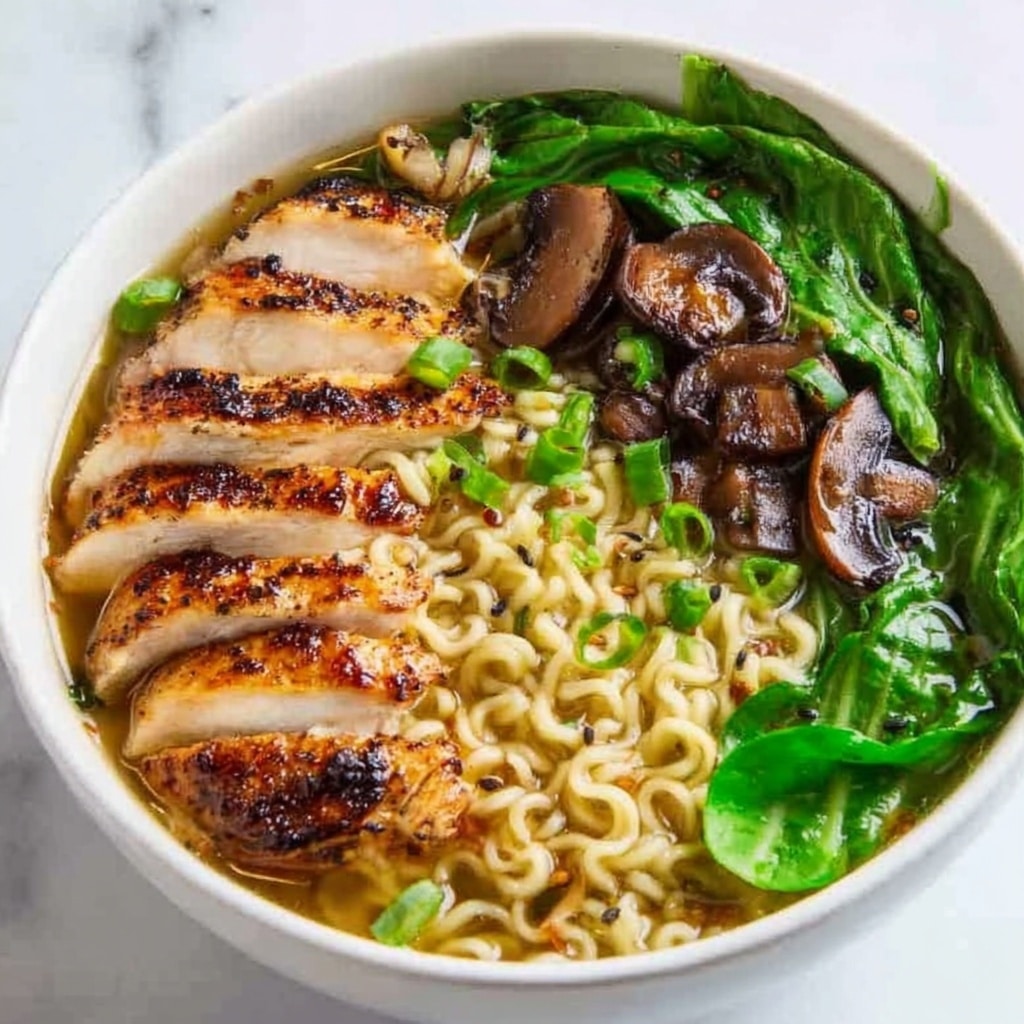 Ginger Glazed Chicken Ramen Bowls Recipe - Recipe Image