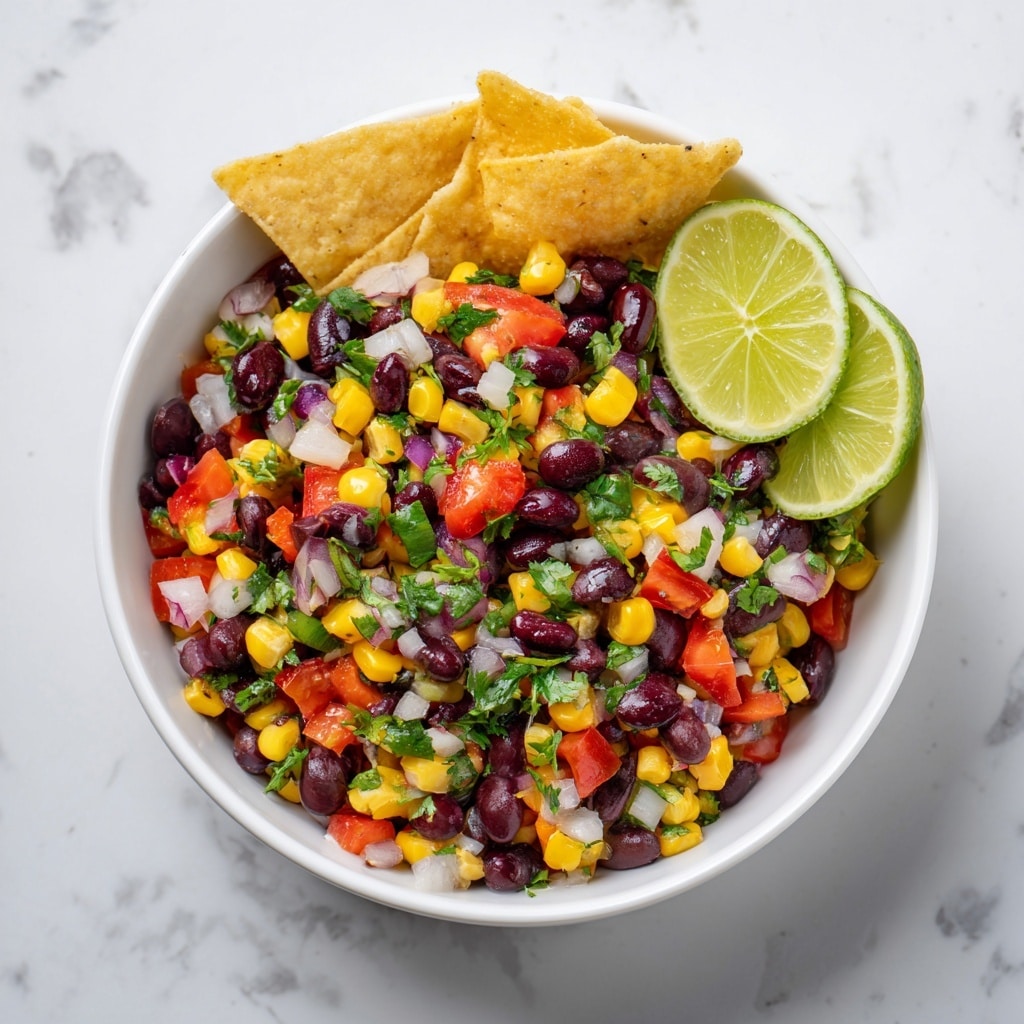 Zesty Black Bean Corn Salsa Recipe - Recipe Image