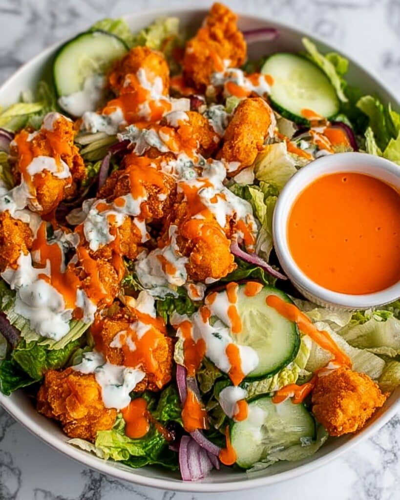 Fried Buffalo Chicken Salad Recipe