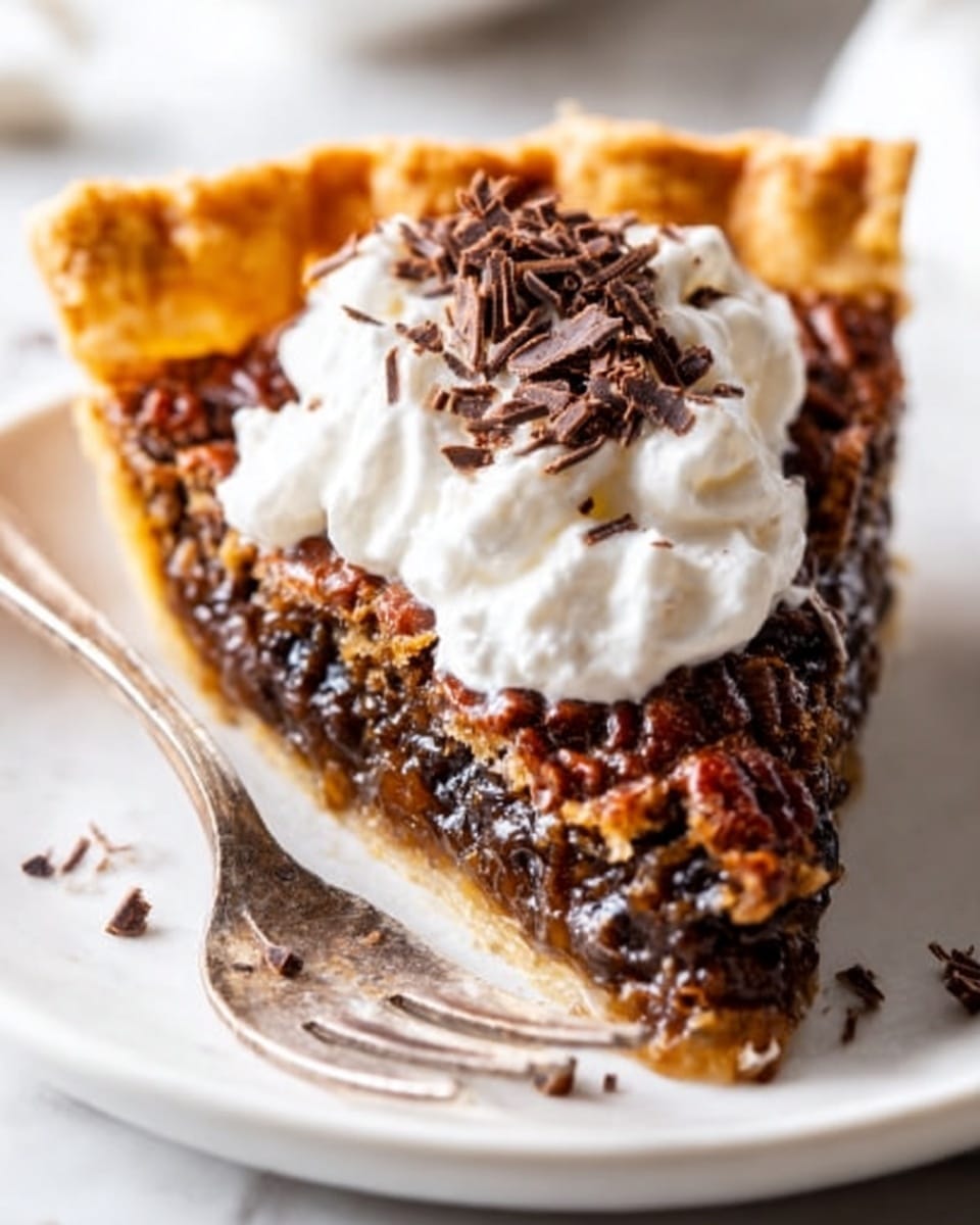 Dark Chocolate Pecan Pie Recipe - Recipe Image