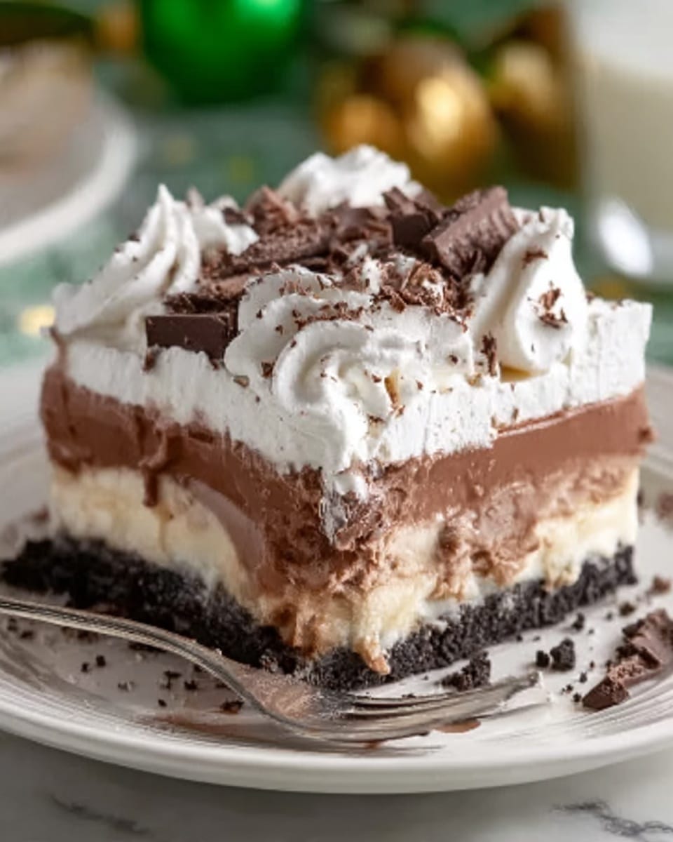 Hot Chocolate Lasagna Recipe - Recipe Image