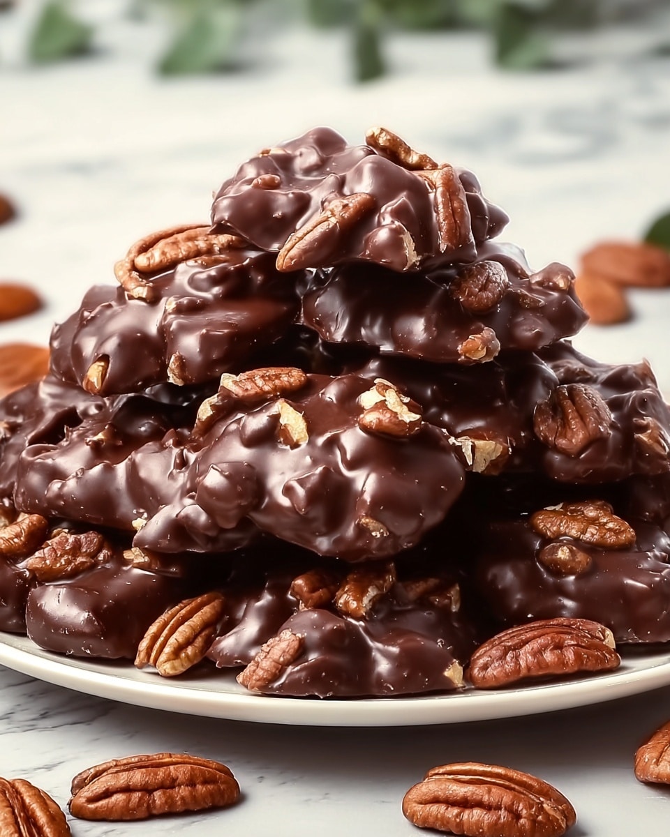 Chocolate Pecan Turtle Clusters Recipe - Recipe Image