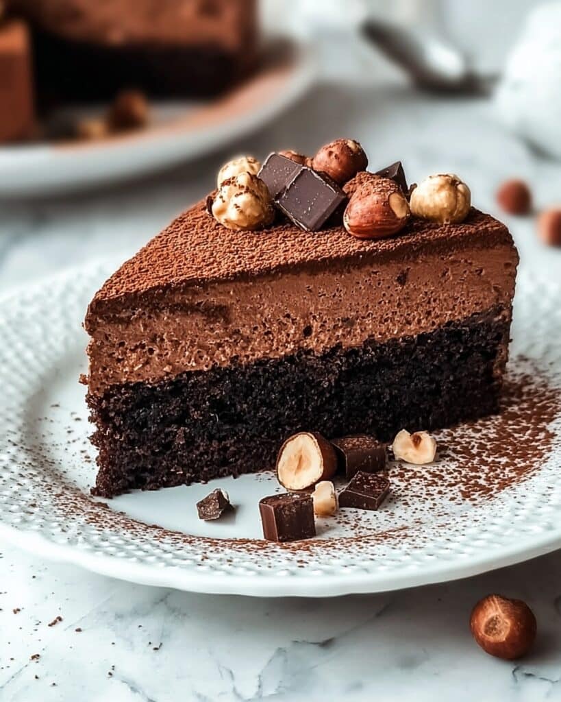 Vegan Hazelnut Flourless Chocolate Cake Recipe