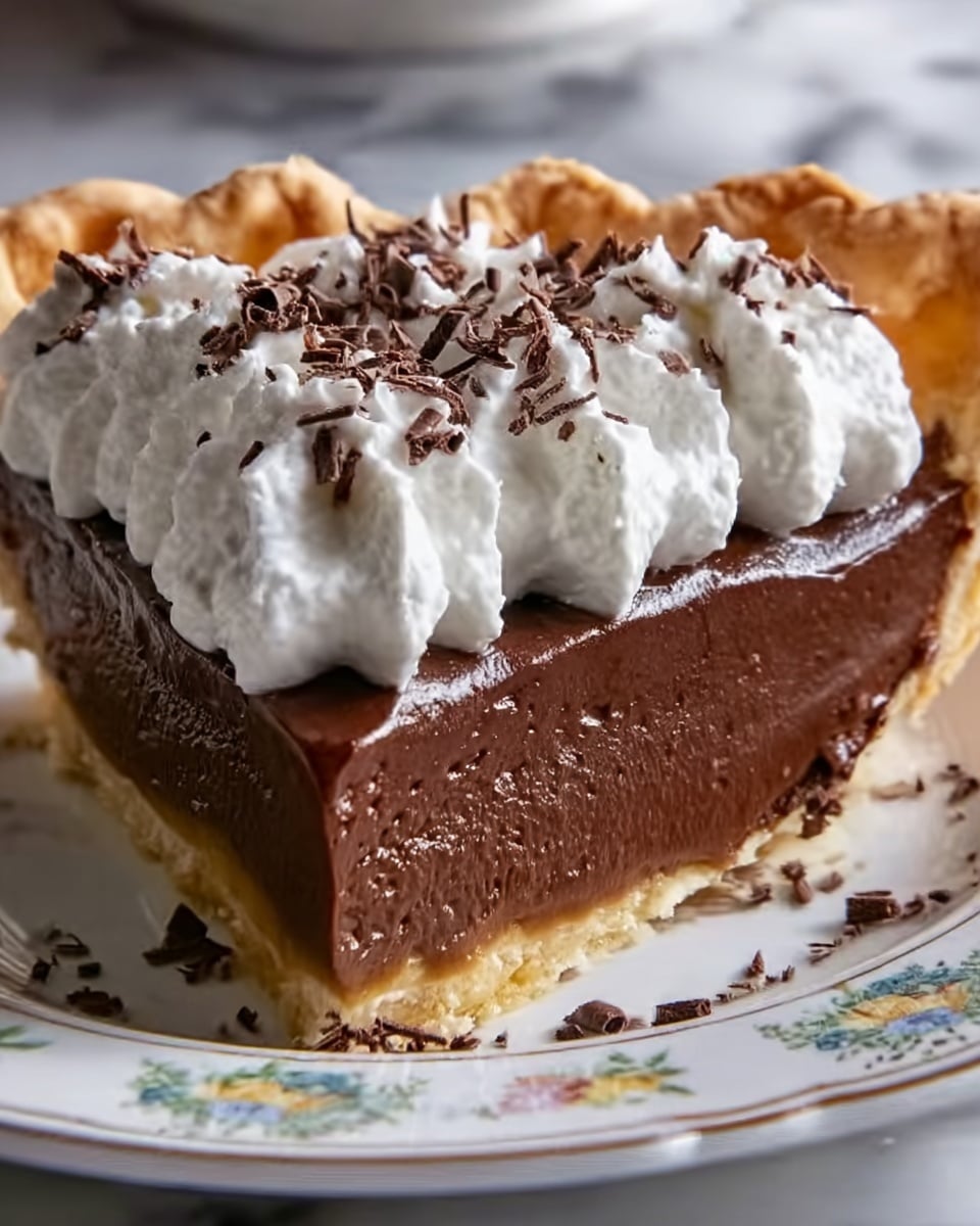 Easy Chocolate Pie Recipe - Recipe Image