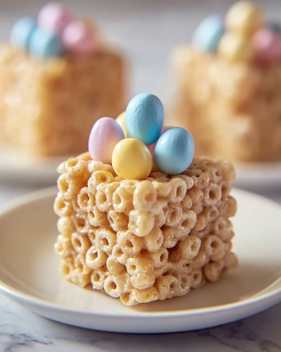 Easter Egg Rice Krispie Treats Recipe - Recipe Image
