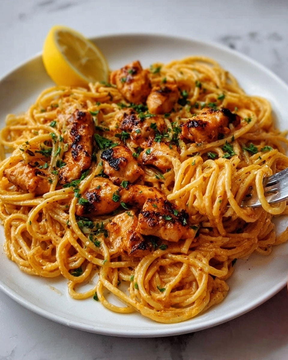 Cowboy Butter Chicken Linguine Recipe - Recipe Image