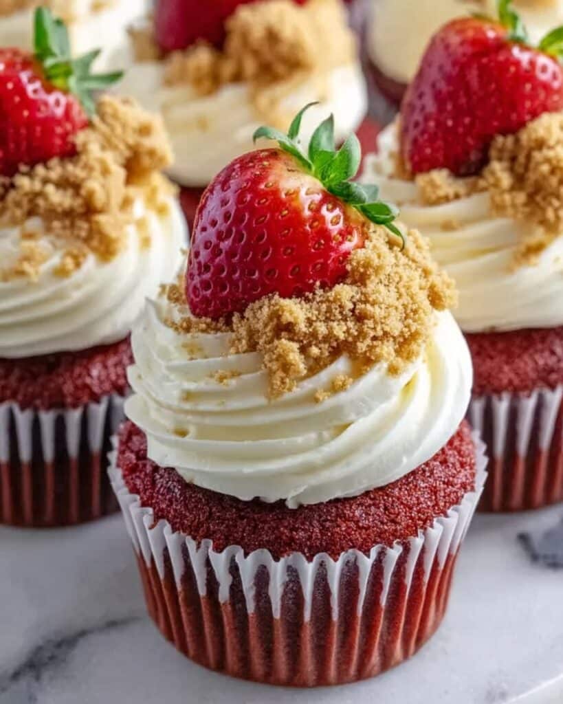 Red Velvet Cheesecake Cupcakes Recipe